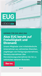 Mobile Screenshot of abas-eug.de