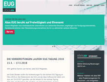 Tablet Screenshot of abas-eug.de